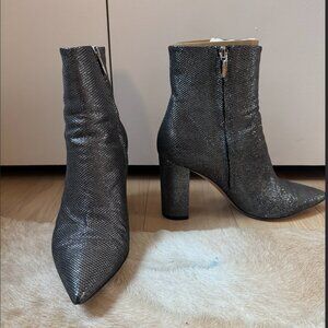 Gianvito Rossi Ankle Boots Metallic & Silver - size 39